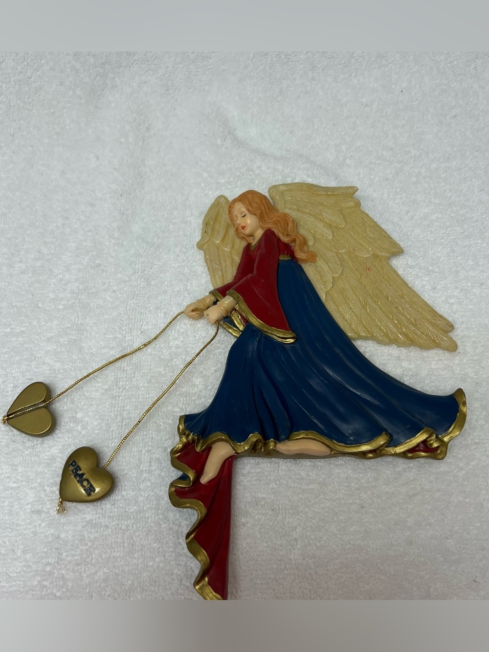 Unbranded Angel Seek Peace Plastic Wall Hanging